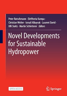 Couverture_Novel Developments for Sustainable Hydropower