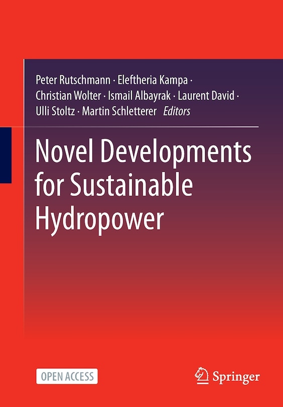 Couverture_Novel Developments for Sustainable Hydropower