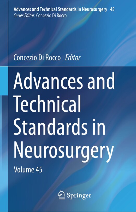 Front cover_Advances and Technical Standards in Neurosurgery
