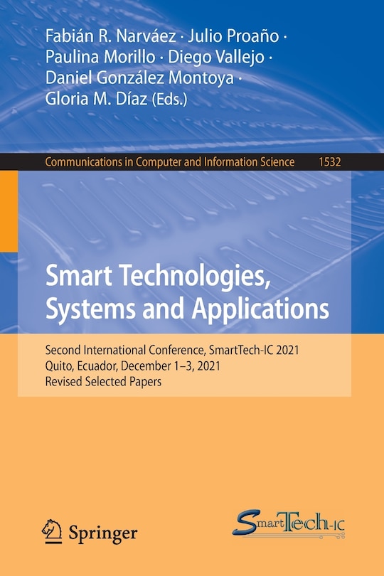 Front cover_Smart Technologies, Systems and Applications