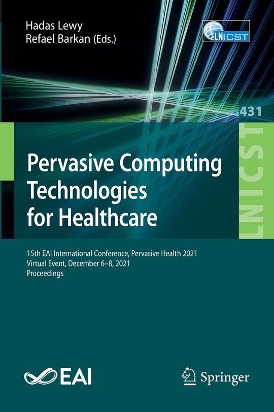 Couverture_Pervasive Computing Technologies for Healthcare