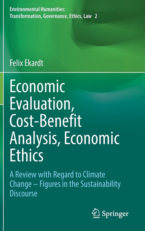 Couverture_Economic Evaluation, Cost-Benefit Analysis, Economic Ethics