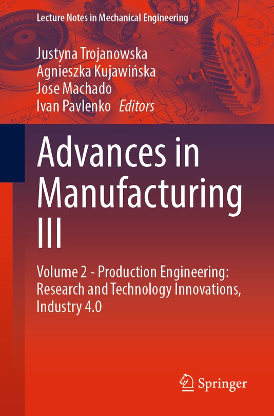 Couverture_Advances in Manufacturing III