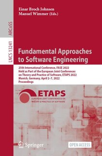 Front cover_Fundamental Approaches to Software Engineering