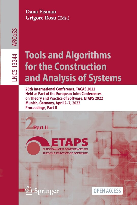 Couverture_Tools and Algorithms for the Construction and Analysis of Systems