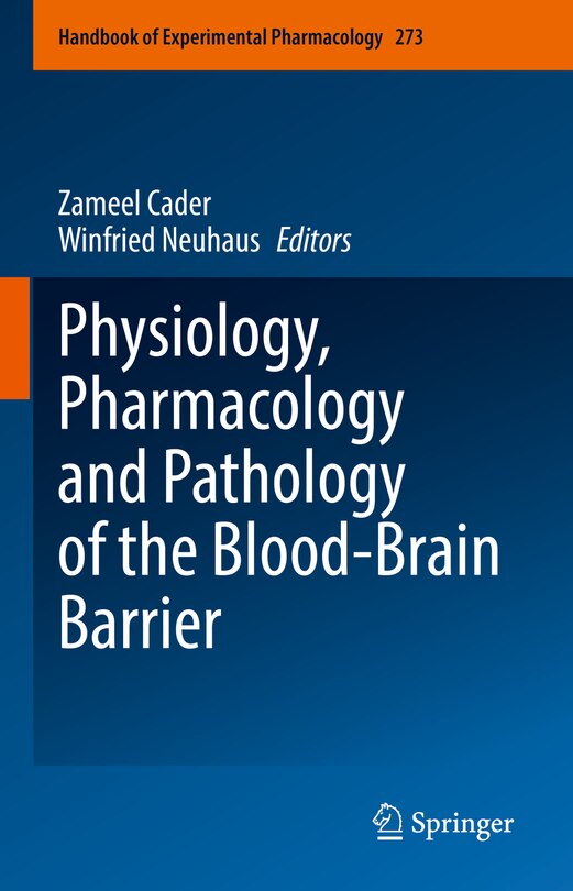 Couverture_Physiology, Pharmacology and Pathology of the Blood-Brain Barrier