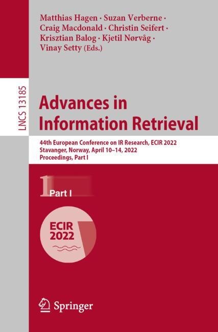 Front cover_Advances in Information Retrieval