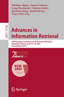 Front cover_Advances in Information Retrieval