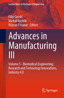 Couverture_Advances in Manufacturing III