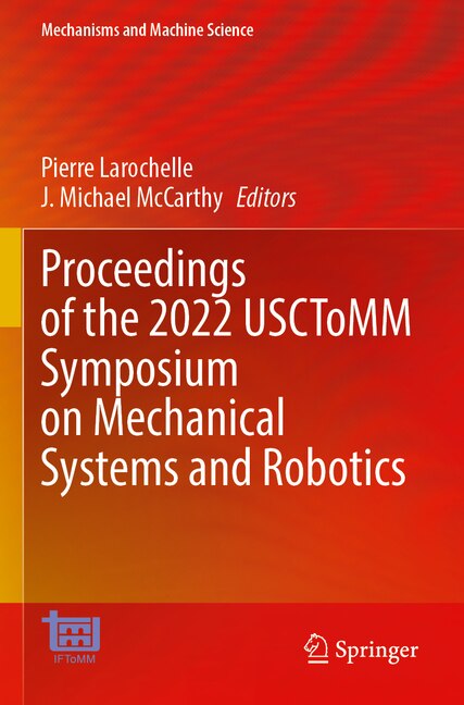 Couverture_Proceedings of the 2022 USCToMM Symposium on Mechanical Systems and Robotics