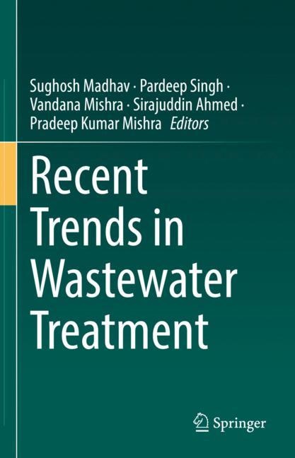 Couverture_Recent Trends in Wastewater Treatment