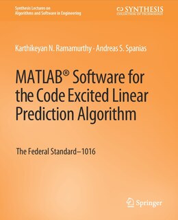 Front cover_Matlab(r) Software for the Code Excited Linear Prediction Algorithm