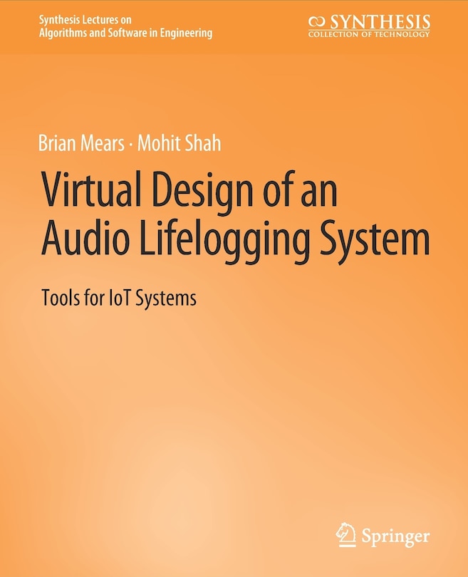 Front cover_Virtual Design of an Audio Lifelogging System