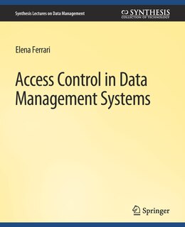 Front cover_Access Control in Data Management Systems