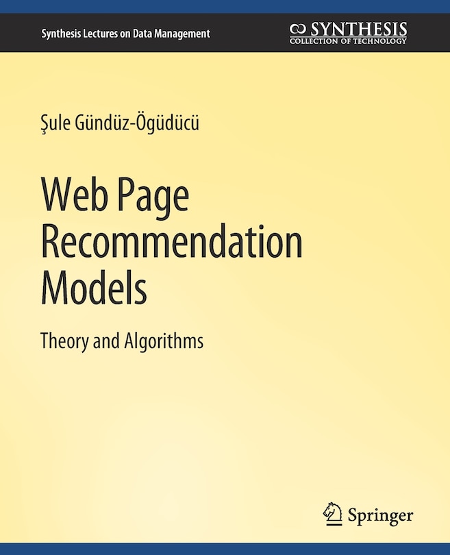 Couverture_Web Page Recommendation Models