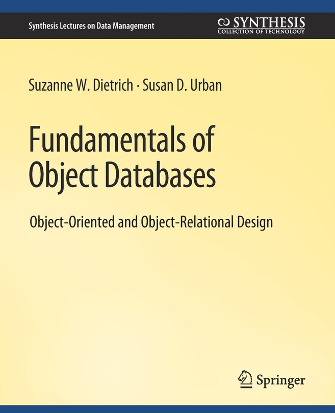 Front cover_Fundamentals of Object Databases