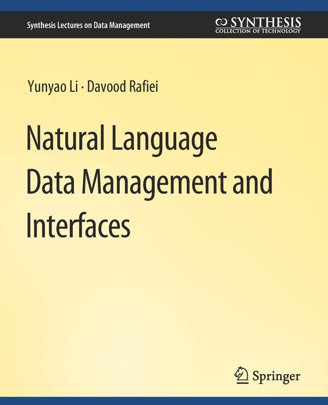 Front cover_Natural Language Data Management and Interfaces
