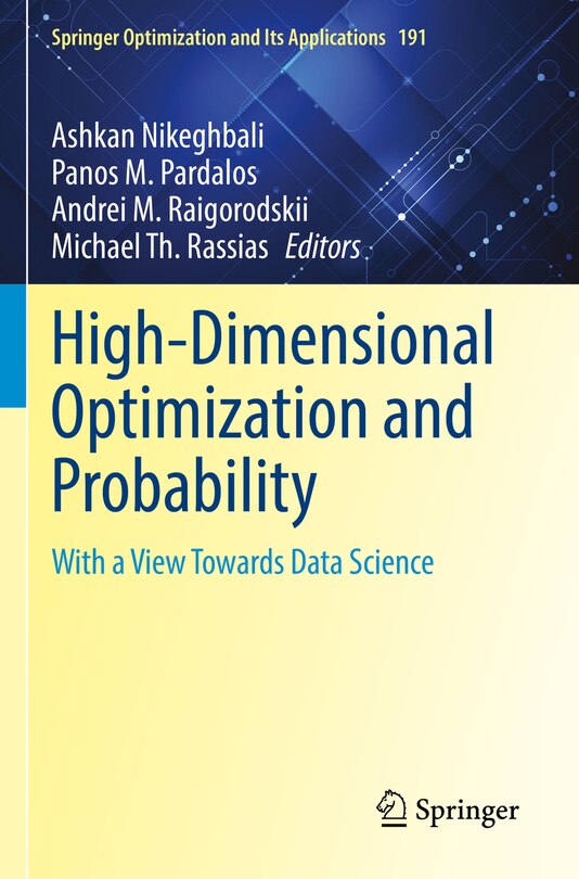 Front cover_High-Dimensional Optimization and Probability