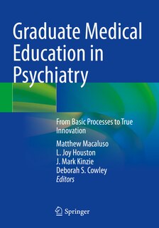 Front cover_Graduate Medical Education in Psychiatry