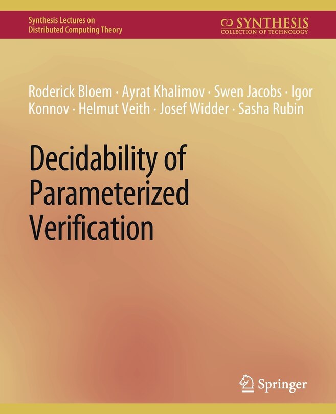 Front cover_Decidability of Parameterized Verification