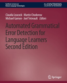 Front cover_Automated Grammatical Error Detection for Language Learners, Second Edition