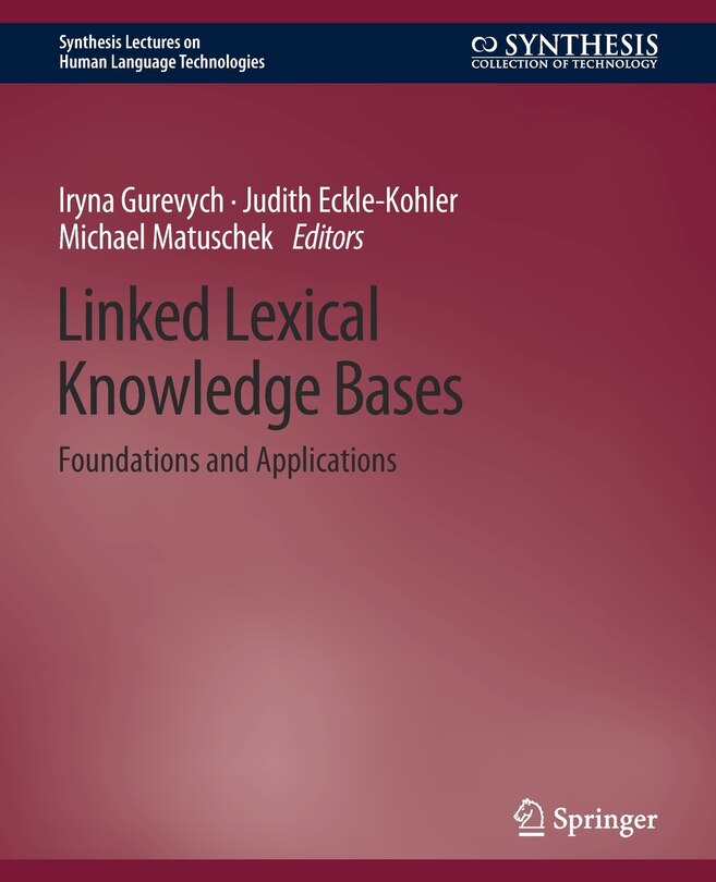 Front cover_Linked Lexical Knowledge Bases