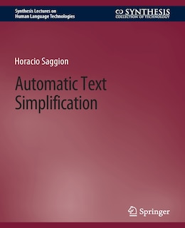 Front cover_Automatic Text Simplification