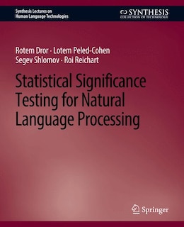 Front cover_Statistical Significance Testing for Natural Language Processing