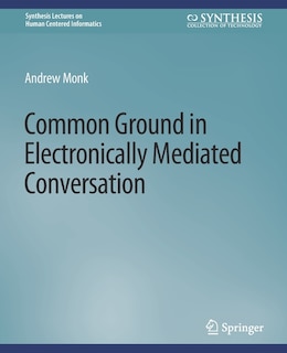 Couverture_Common Ground in Electronically Mediated Conversation