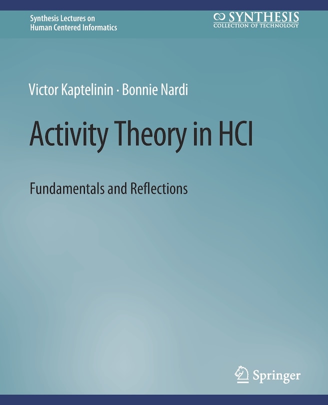 Couverture_Activity Theory in HCI