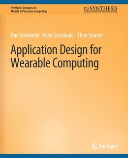 Front cover_Application Design for Wearable Computing