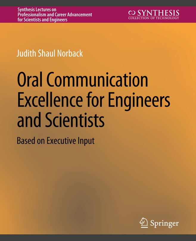 Front cover_Oral Communication Excellence for Engineers and Scientists