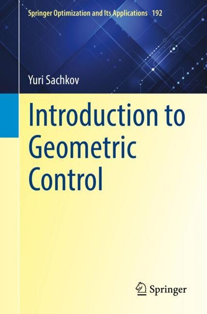 Front cover_Introduction to Geometric Control