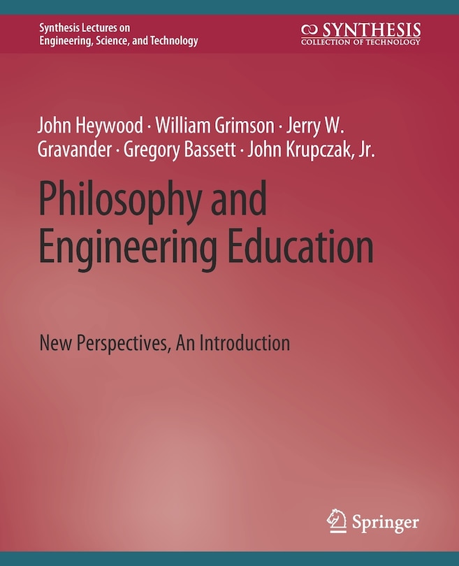 Front cover_Philosophy and Engineering Education