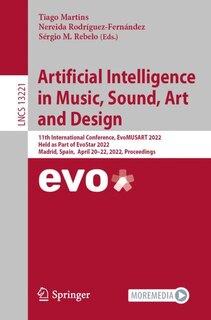 Front cover_Artificial Intelligence in Music, Sound, Art and Design
