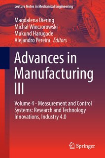 Front cover_Advances in Manufacturing III