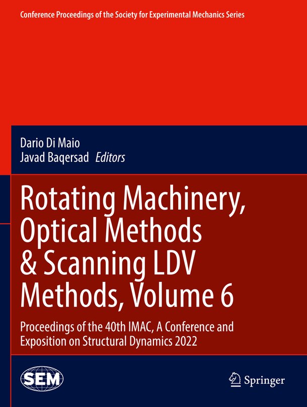 Front cover_Rotating Machinery, Optical Methods