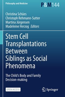Couverture_Stem Cell Transplantations Between Siblings as Social Phenomena