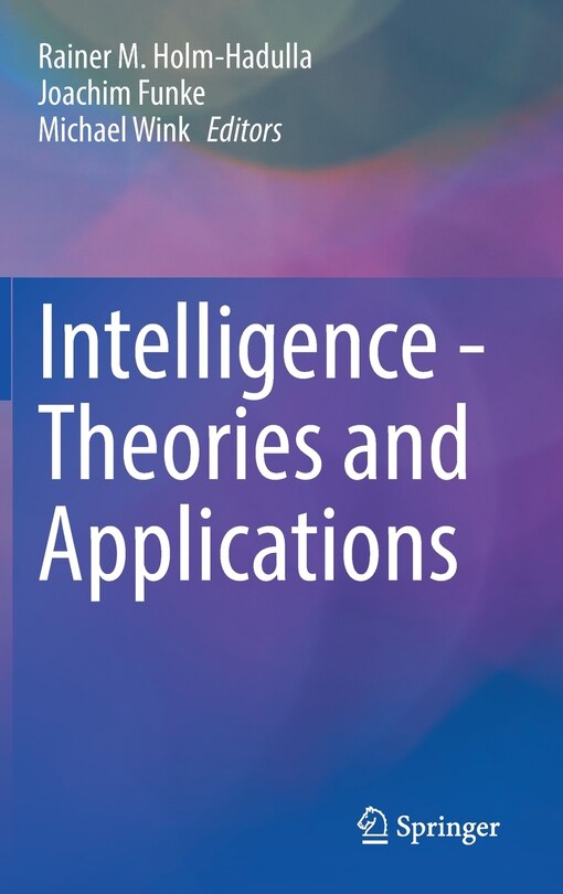 Front cover_Intelligence - Theories and Applications