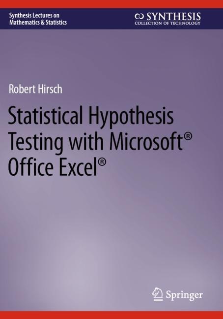 Front cover_Statistical Hypothesis Testing with Microsoft Office Excel