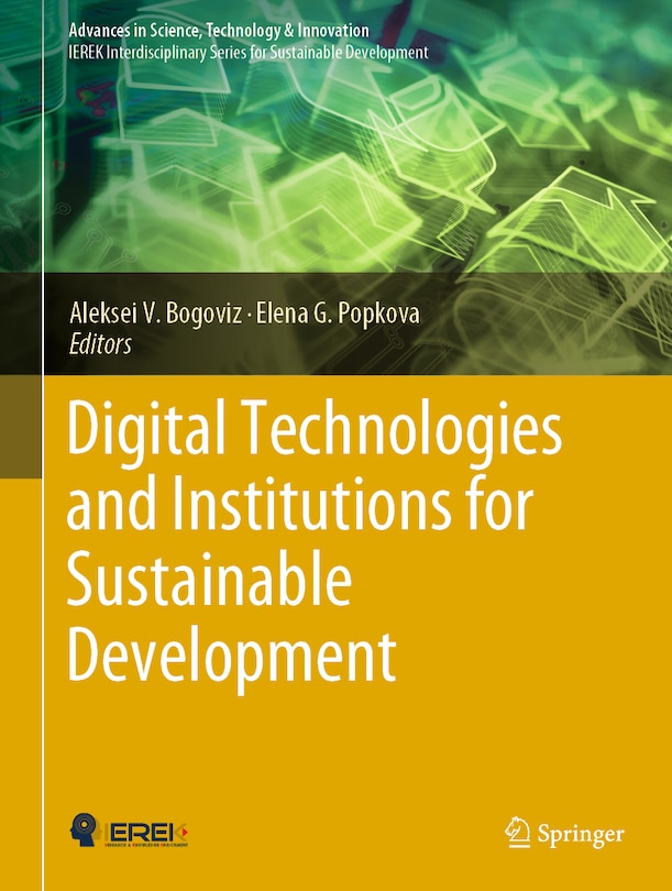 Couverture_Digital Technologies and Institutions for Sustainable Development