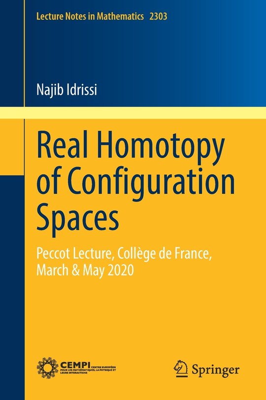 Front cover_Real Homotopy of Configuration Spaces