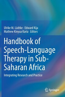 Couverture_Handbook of Speech-Language Therapy in Sub-Saharan Africa