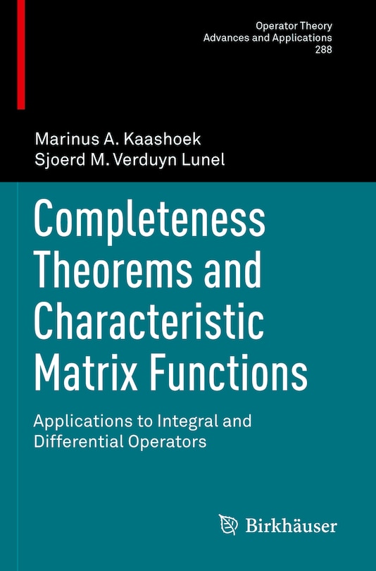 Couverture_Completeness Theorems and Characteristic Matrix Functions