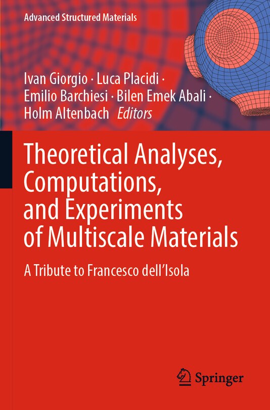 Couverture_Theoretical Analyses, Computations, and Experiments of Multiscale Materials