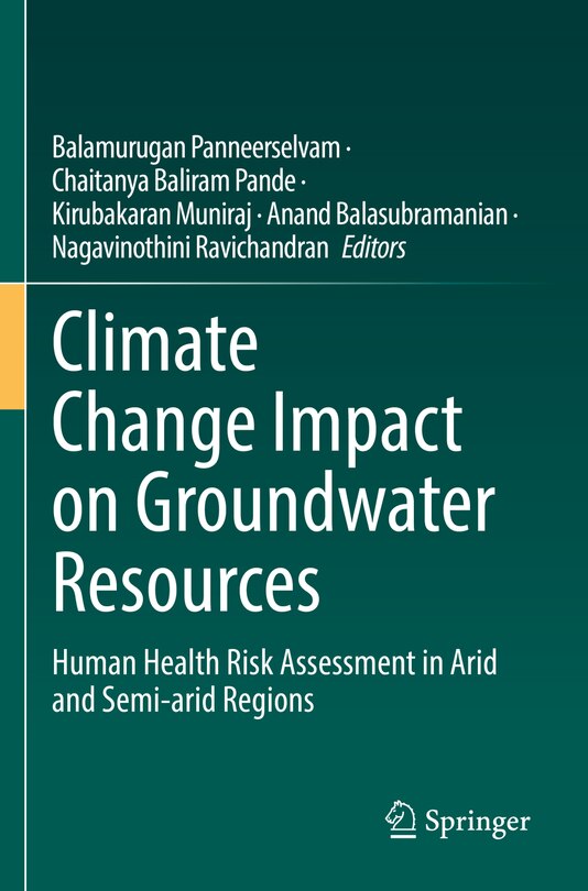 Front cover_Climate Change Impact on Groundwater Resources