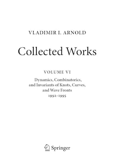 Front cover_Vladimir I. Arnold-Collected Works