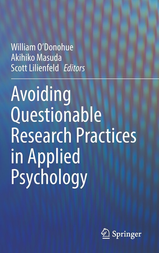 Front cover_Avoiding Questionable Research Practices in Applied Psychology
