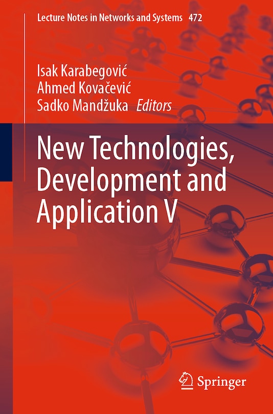 Front cover_New Technologies, Development and Application V
