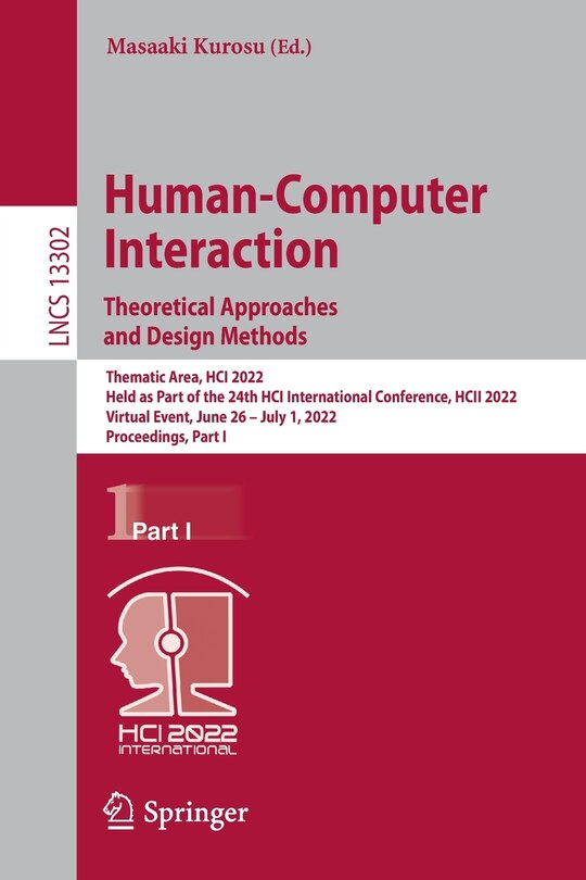 Front cover_Human-Computer Interaction. Theoretical Approaches and Design Methods